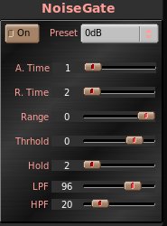 rakarrack Noise Gate