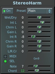 rakarrack StereoHarm